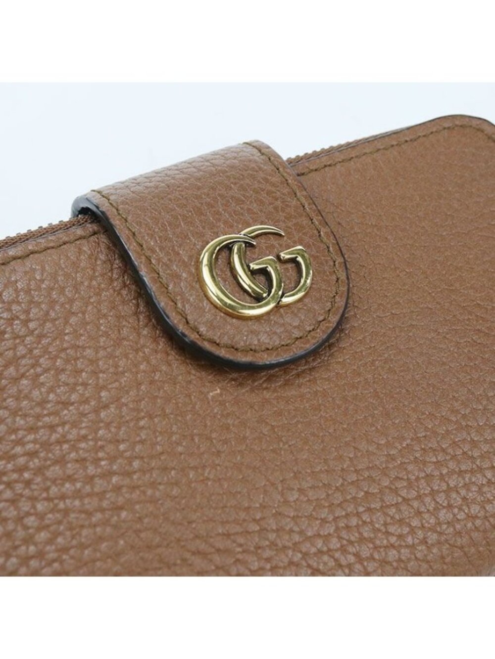 Gucci Compact Wallet with Bamboo Double Aabxm Bifold Leather - Picture 6 of 7